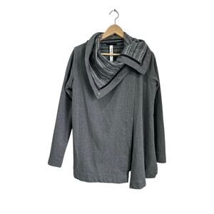 Lululemon Savasana Wrap Jacket Gray Size 6 Yoga Athleisure Layer